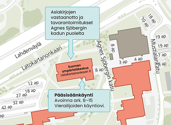 Viikki tavarantoimitus kartta 556